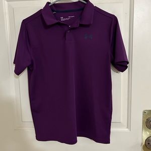 Purple under armor polo